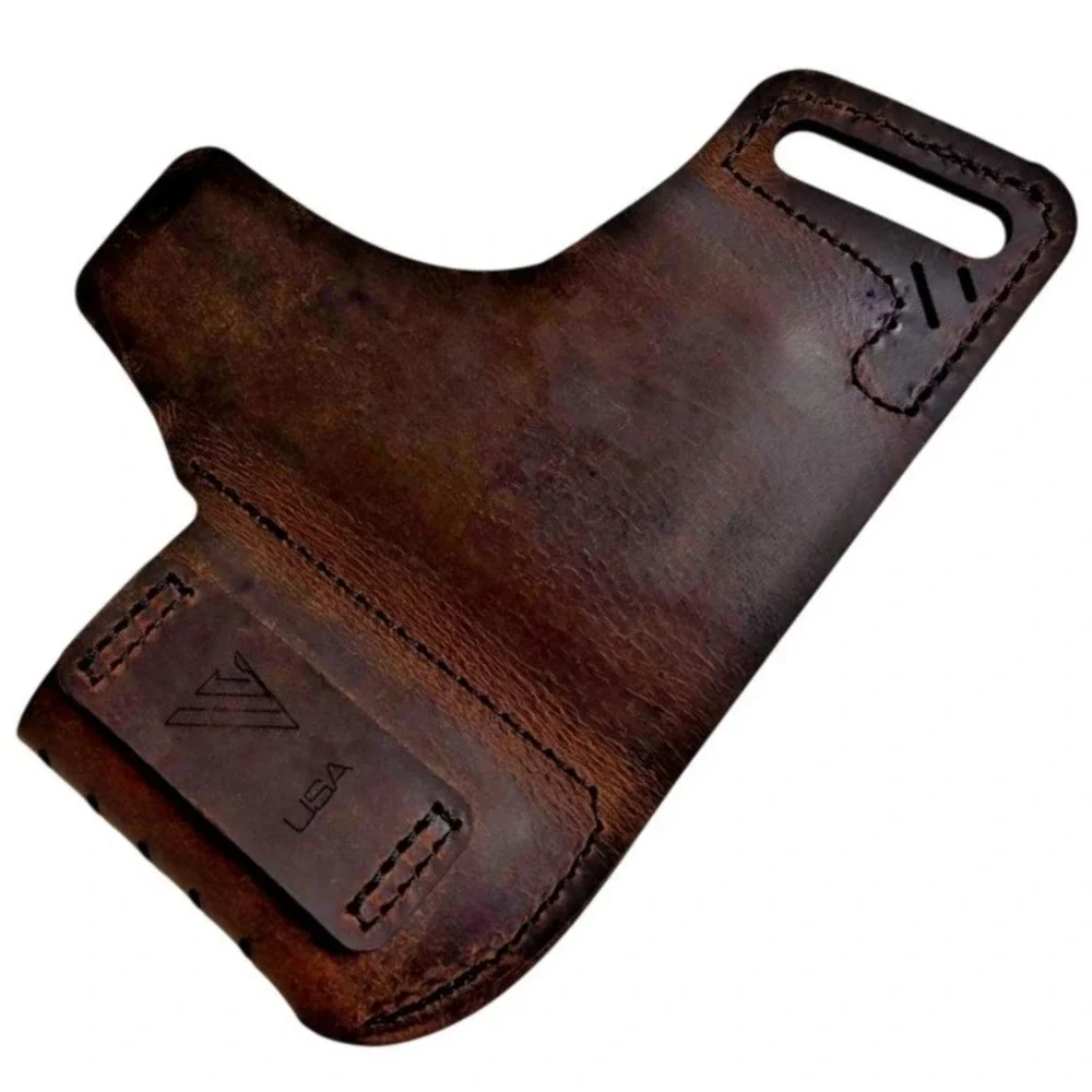 VERSACARRY OWB Leather Holster Right Brown Mag Glock 19 23 32 17 22 31 P226 Sig